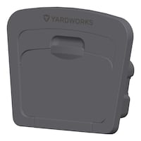 Yardworks Garden Hose Hanger/Holder with Storage Compartment, 150-ft Front_Three_Fourths_Angled_Left