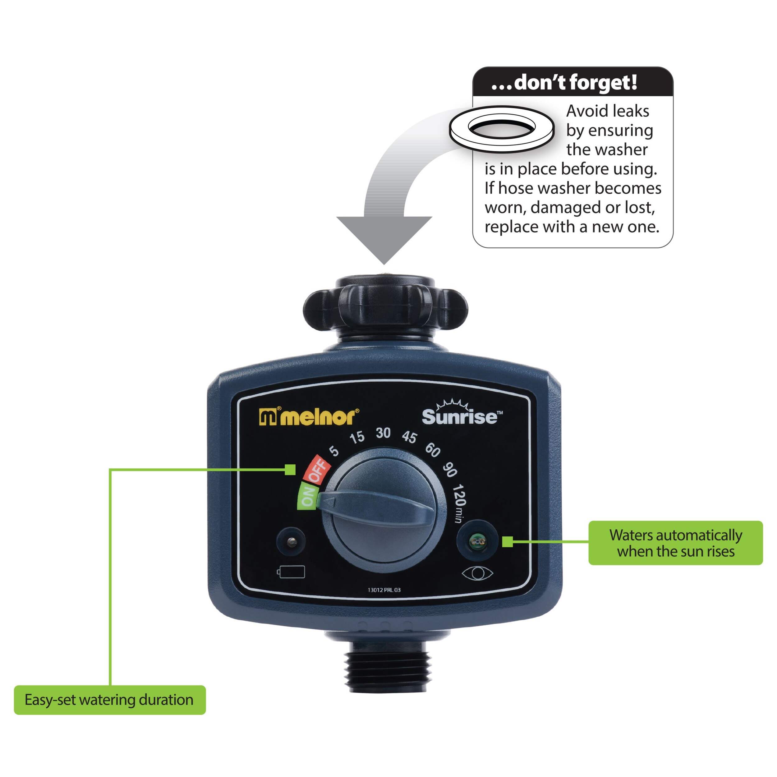 Melnor Sunrise Manual Water Timer Canadian Tire