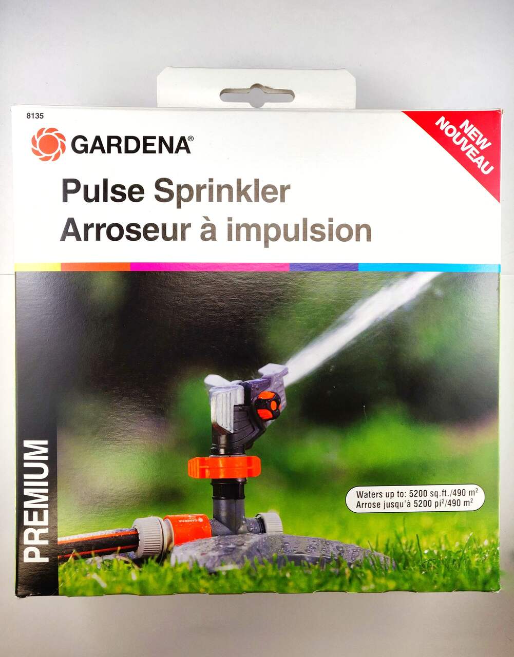 Gardena ZoomMaxx Frost Proof Oscillating Sprinkler on Metal Spike, 76-2300  sq.ft