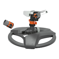 Gardena Deluxe Impulse Sprinkler w/ Weighted Base, 5200 sq.ft Front_Elevated