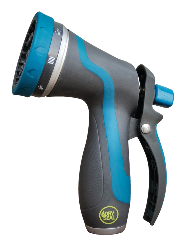 Yardworks Dry Seal Zinc 8Pattern RearTrigger Garden Water Hose Spray Nozzle Canadian Tire