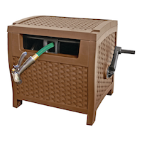 Suncast Slide Track Hose Hideaway Front_Angled_Left
