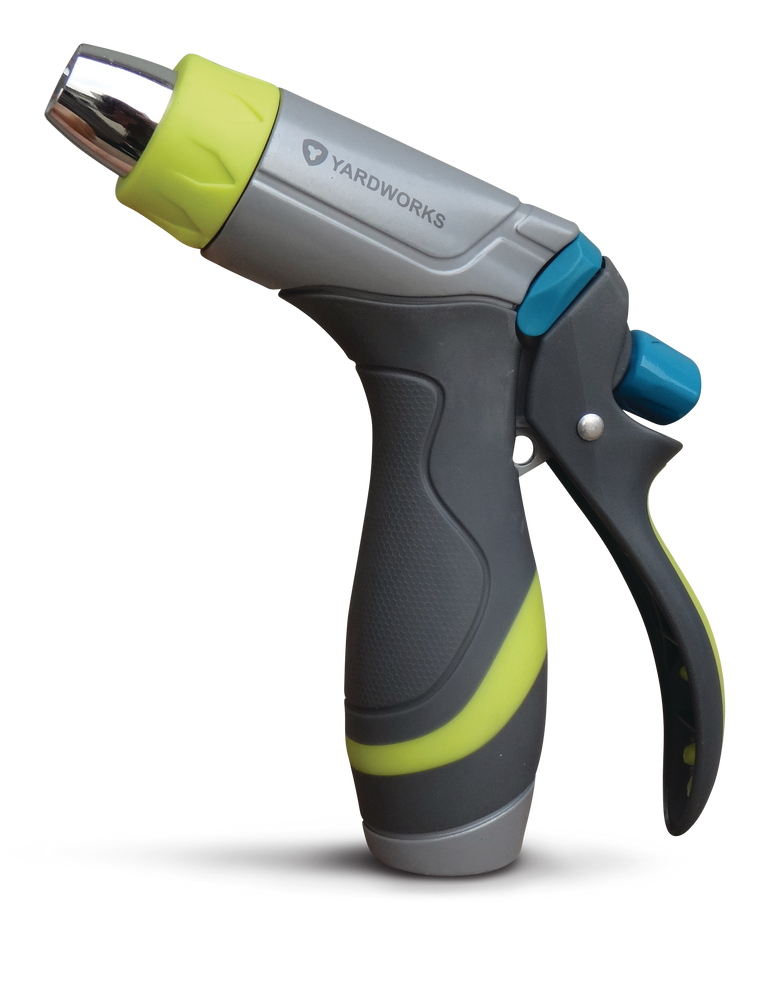 Yardworks Aluminium Alloy Adjustable RearTrigger Garden Water Hose