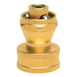 Melnor Mighty Mite Solid Brass Adjustable Water Hose Nozzle Front_Flat