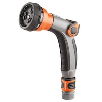 Buse d¿arrosage de tuyau d¿arrosage ajustable en métal à gâchette au pouce avec 7 réglages Gardena