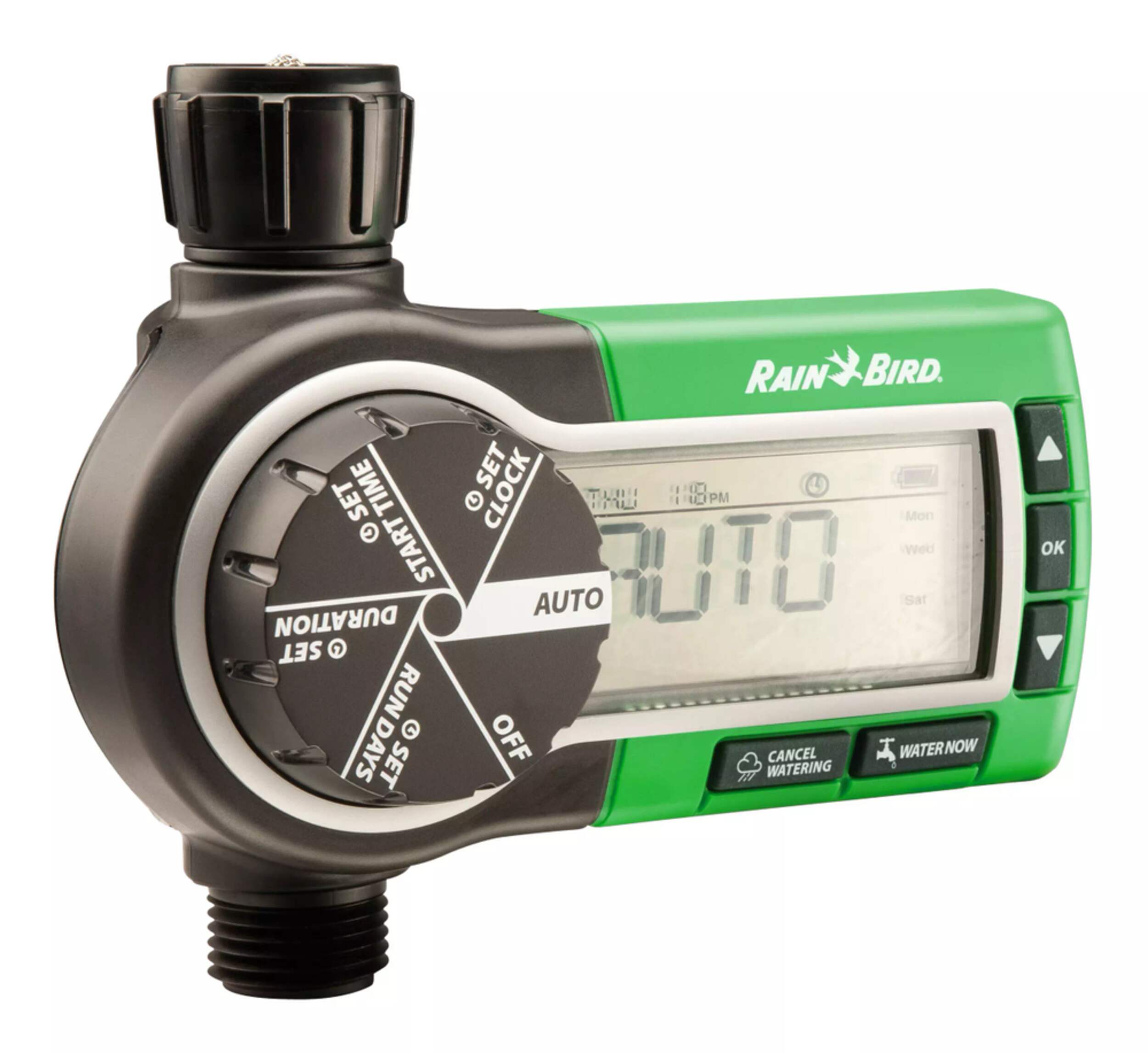 Rain Bird Programmable Digital Hose End Timer Front_Angled_Right
