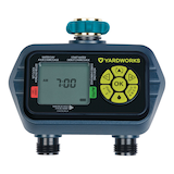 Yardworks Dry Seal Programmable Digital Water Timer, 2-Zone Front_Flat