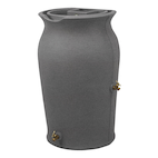 Baril collecteur d'eau de pluie style Amphora avec 2 robinets en