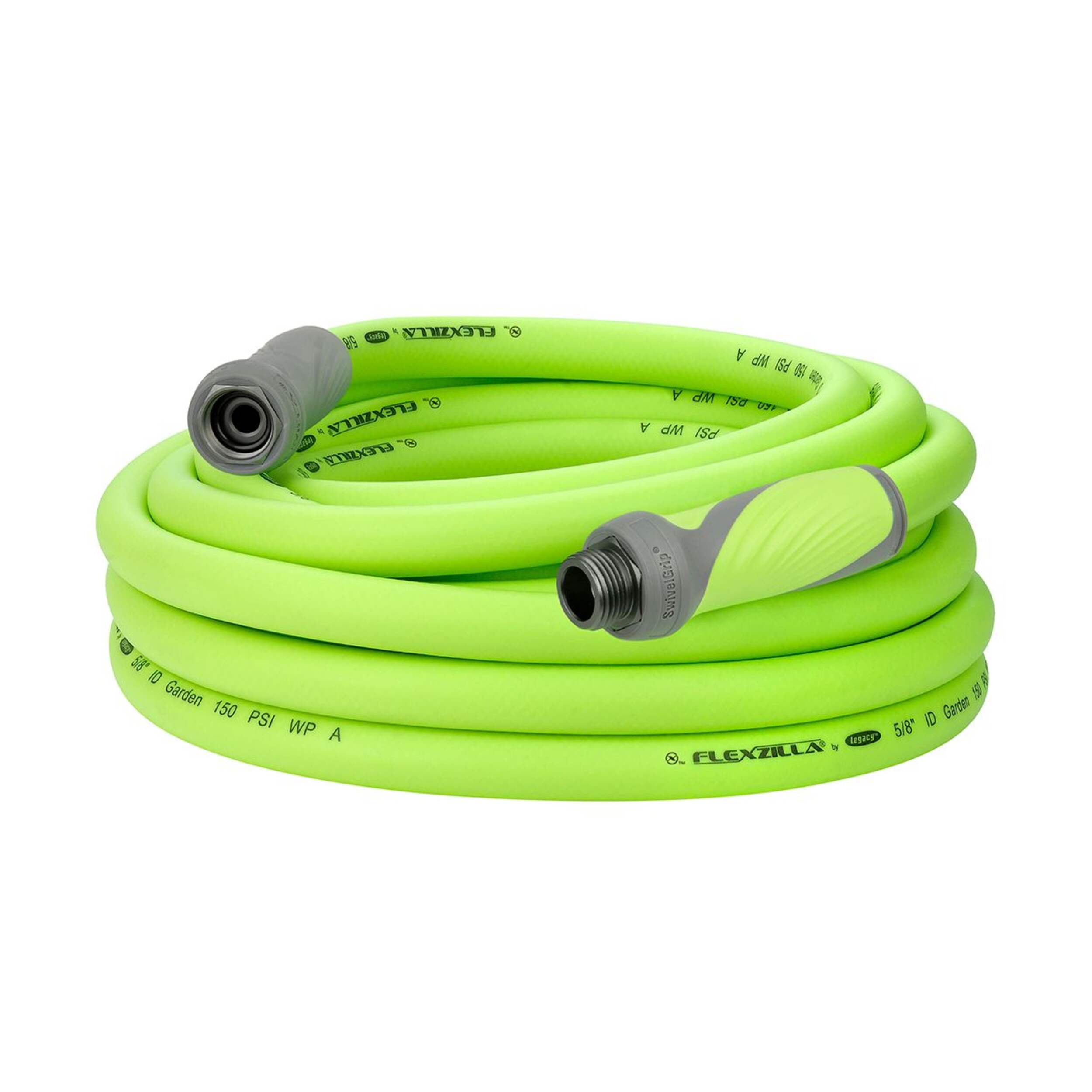 Flexzilla SwivelGrip™ All-Weather Lightweight Garden Water Hose, 5/8-in x 25-ft Front_Elevated