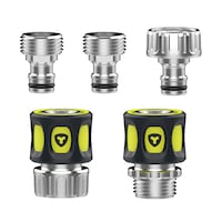 Yardworks Metal Quick Connect Starter Set, 5-pc Front_Flat