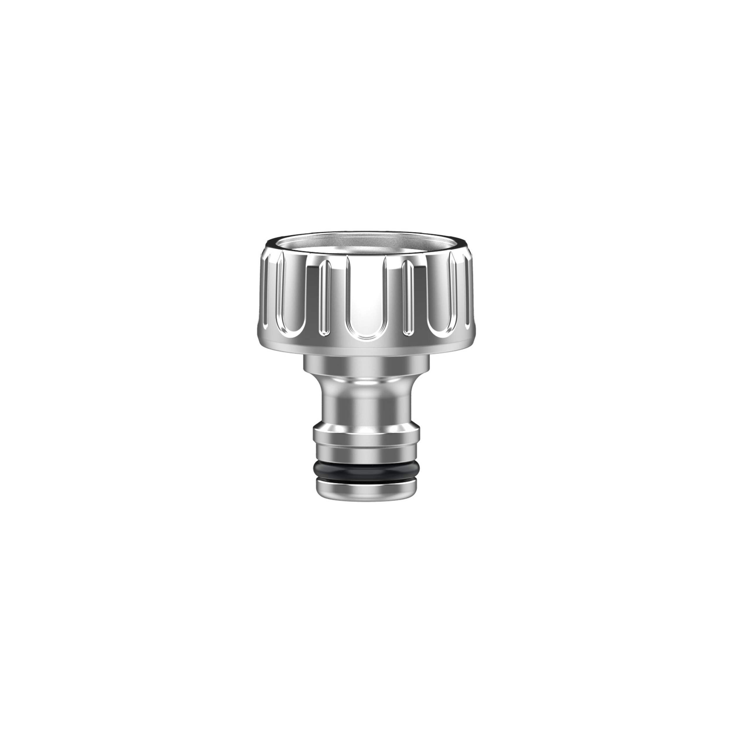 Yardworks Metal Quick Connect Tap Adapter Front_Elevated