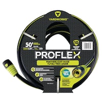 Yardworks ProFlex Dry Seal Featherlight Hose, 50-ft Front_Flat