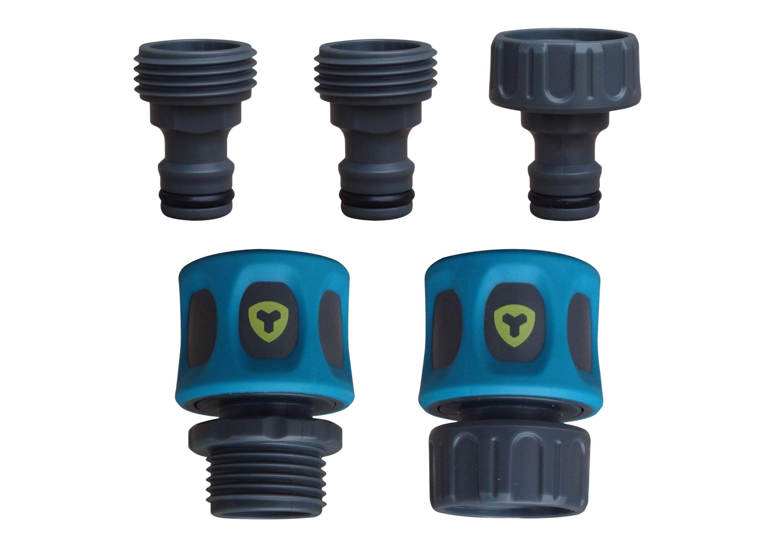 Yardworks Plastic Quick Connect Starter Set, 5-pc Composite_or_Mixed