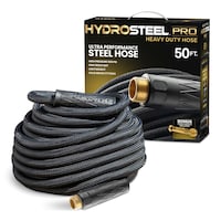 As Seen On TV Hydrosteel Pro 3-Layer Garden Hose, 50-ft