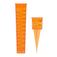 Garden Club Rain Gauge Set, 2-pc Front_Flat