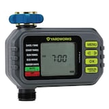 Yardworks Dry Seal Programmable Digital Water Timer with LCD Display, 1-Zone Front_Angled_Right