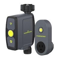 Yardworks Smart Water Timer with Wi-Fi Module powered by Noma iQ APP, 1-Zone Front_Three_Fourths_Angled_Left