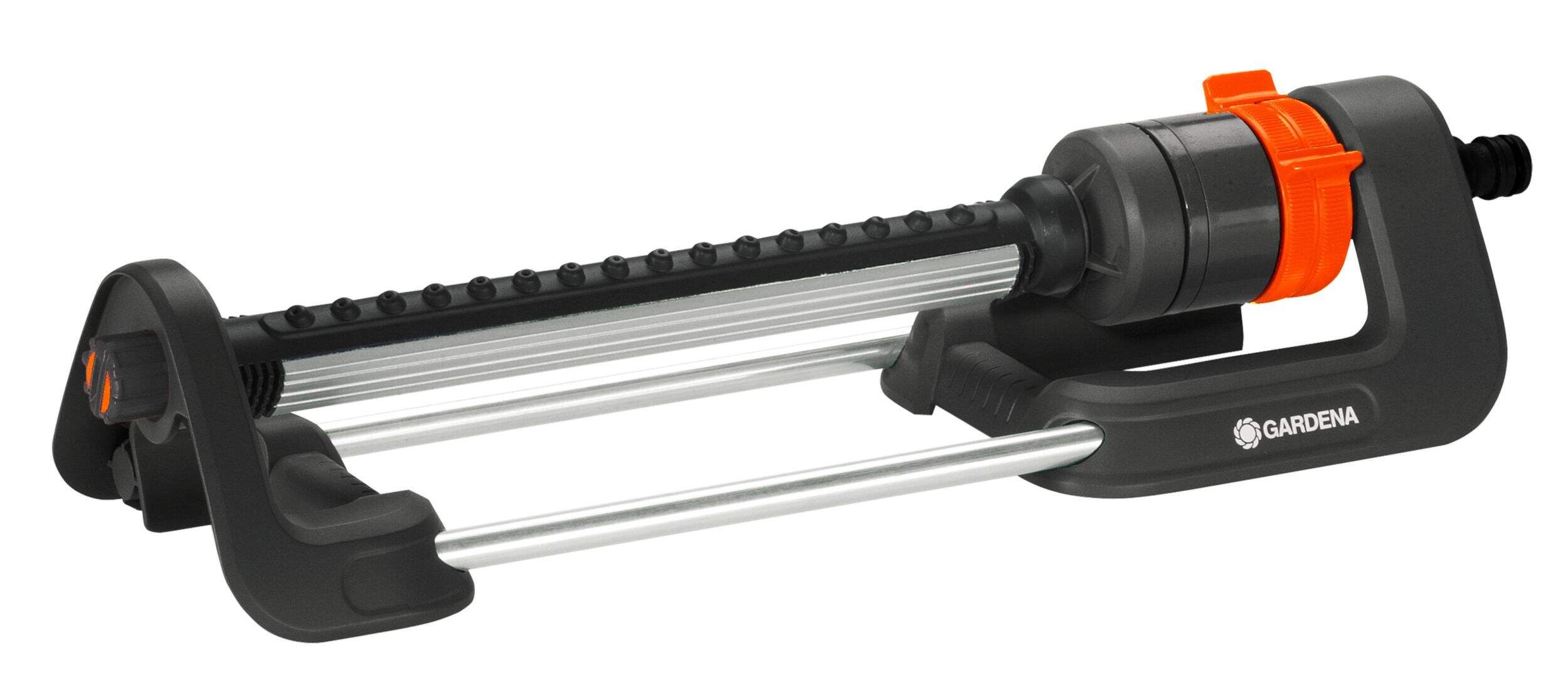 Gardena Aqua M Oscillating Lawn Water Sprinkler, 2700 sq.ft Front_Angled_Right