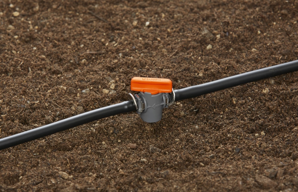 Gardena MicroDripSystem Irrigation Hose Fittings Coupling with a Flow