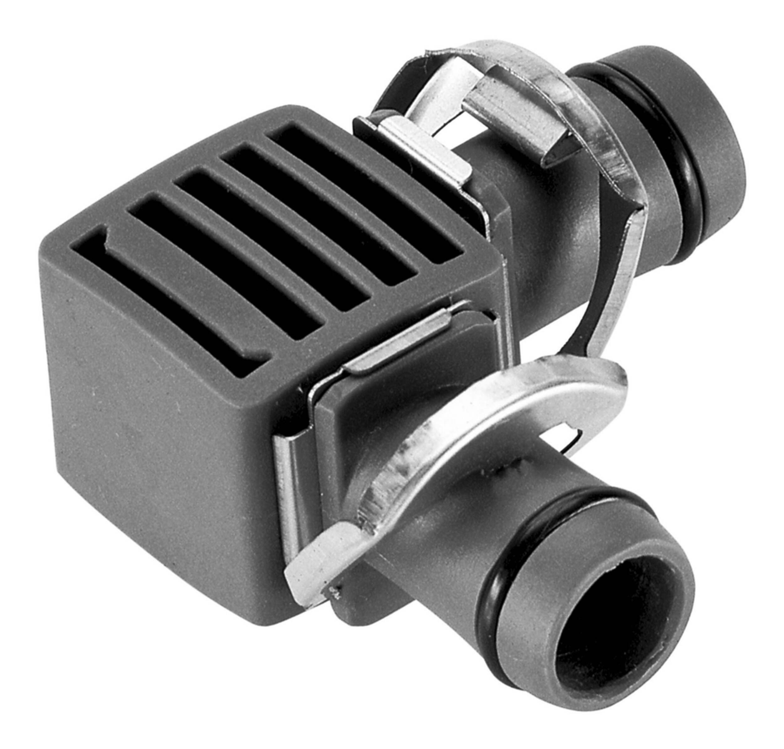Gardena Micro-Drip-System Irrigation L-Joint/Coupling, 1/2-in Front_Angled_Left