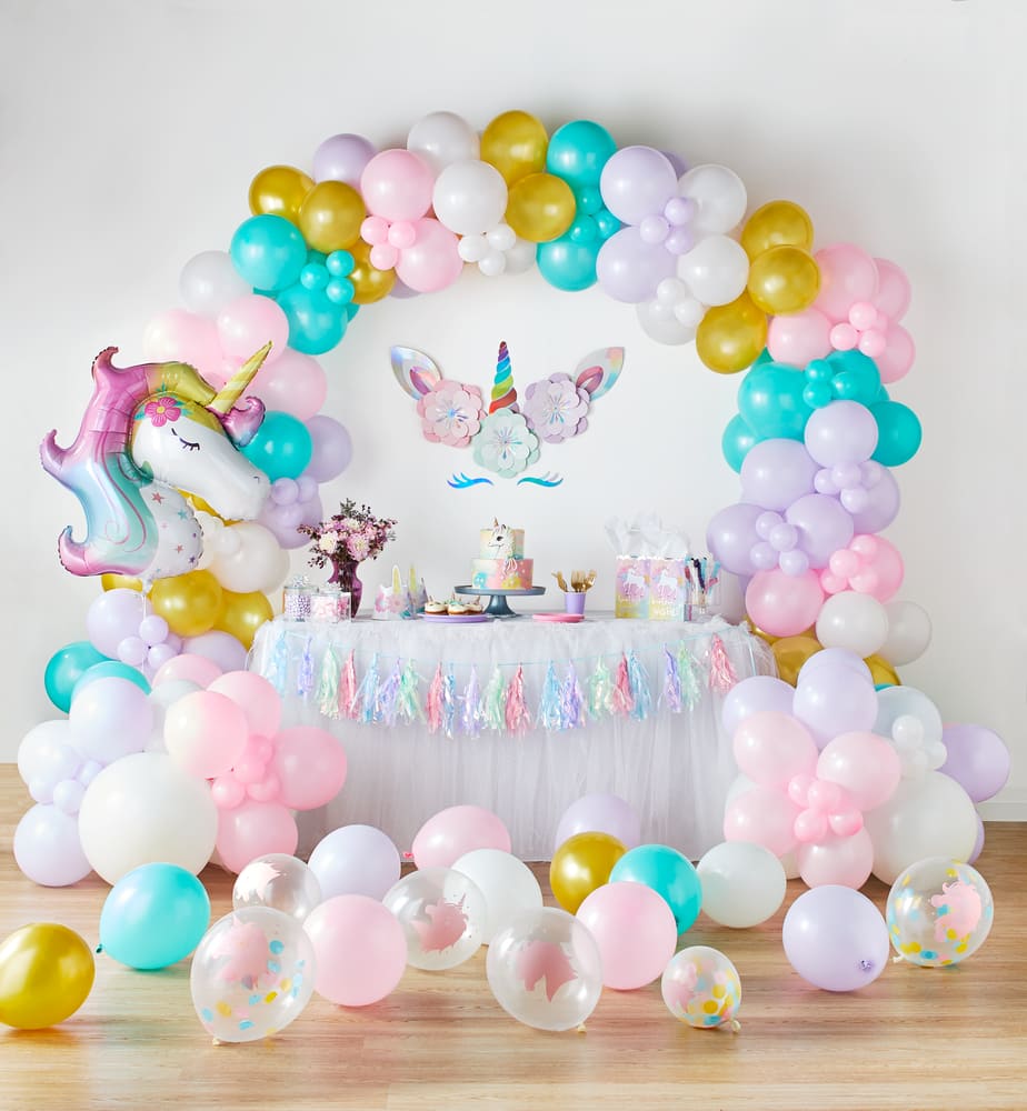 Enchanted Unicorn Balloon Bouquet, 5-pk | Party City
