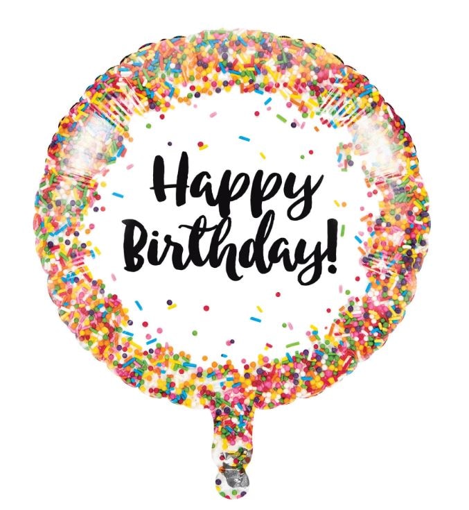 Confetti Sprinkles Mylar Balloon Party City