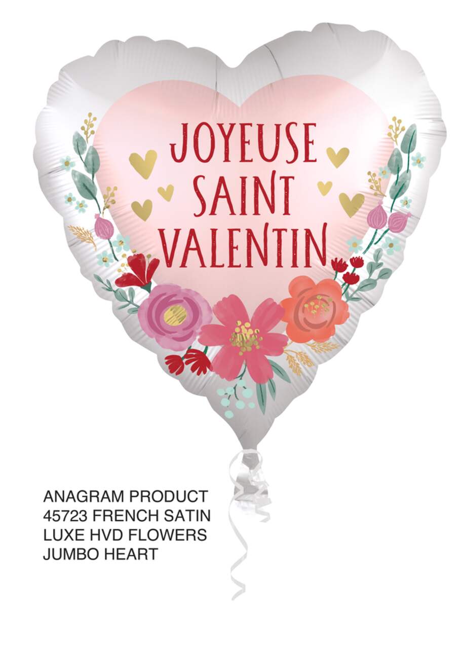 Format Coeur Ballon Saint Valentin