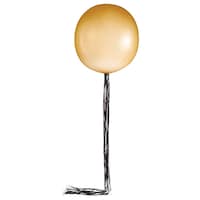 Tassel Fringe Balloon Tail Accessory, Black, 6-ft, for Graduation/New Year's Eve Front_Flat