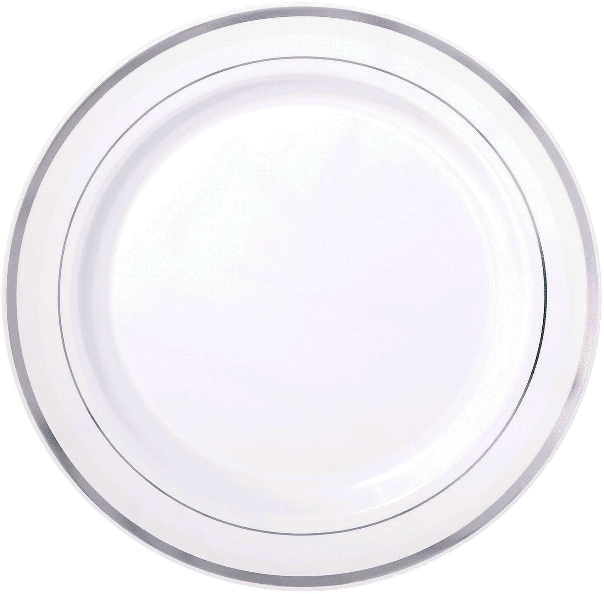 Trimmed Premium Plastic Dinner Plates For Birthdays Weddings 10 Pk   Slvr Trim 10 25in Pl A21f168d A6da 436c 9e40 Bc6ed7404124 Jpgrendition 