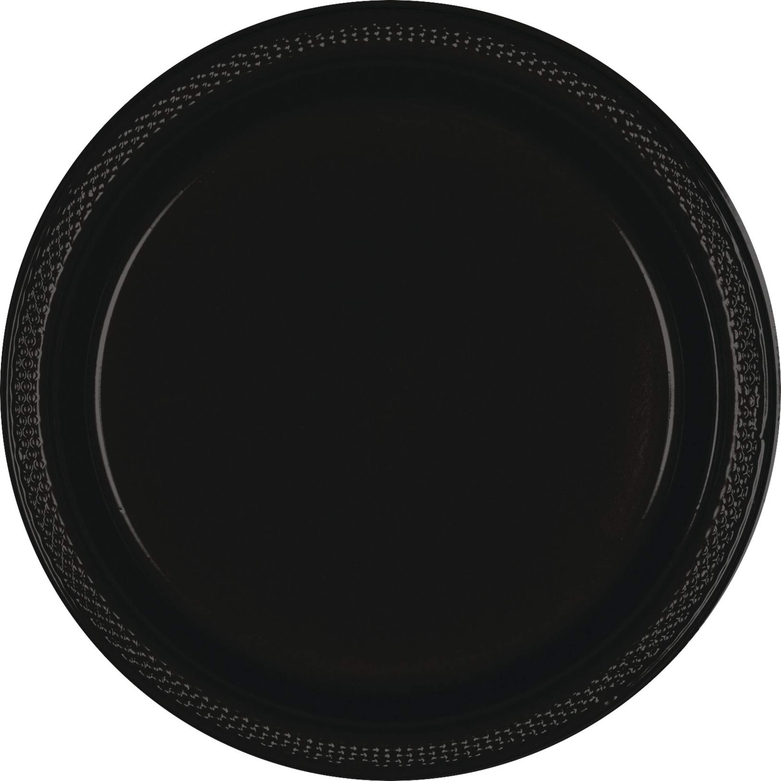 )20CT 7"PLST PLT BLK
