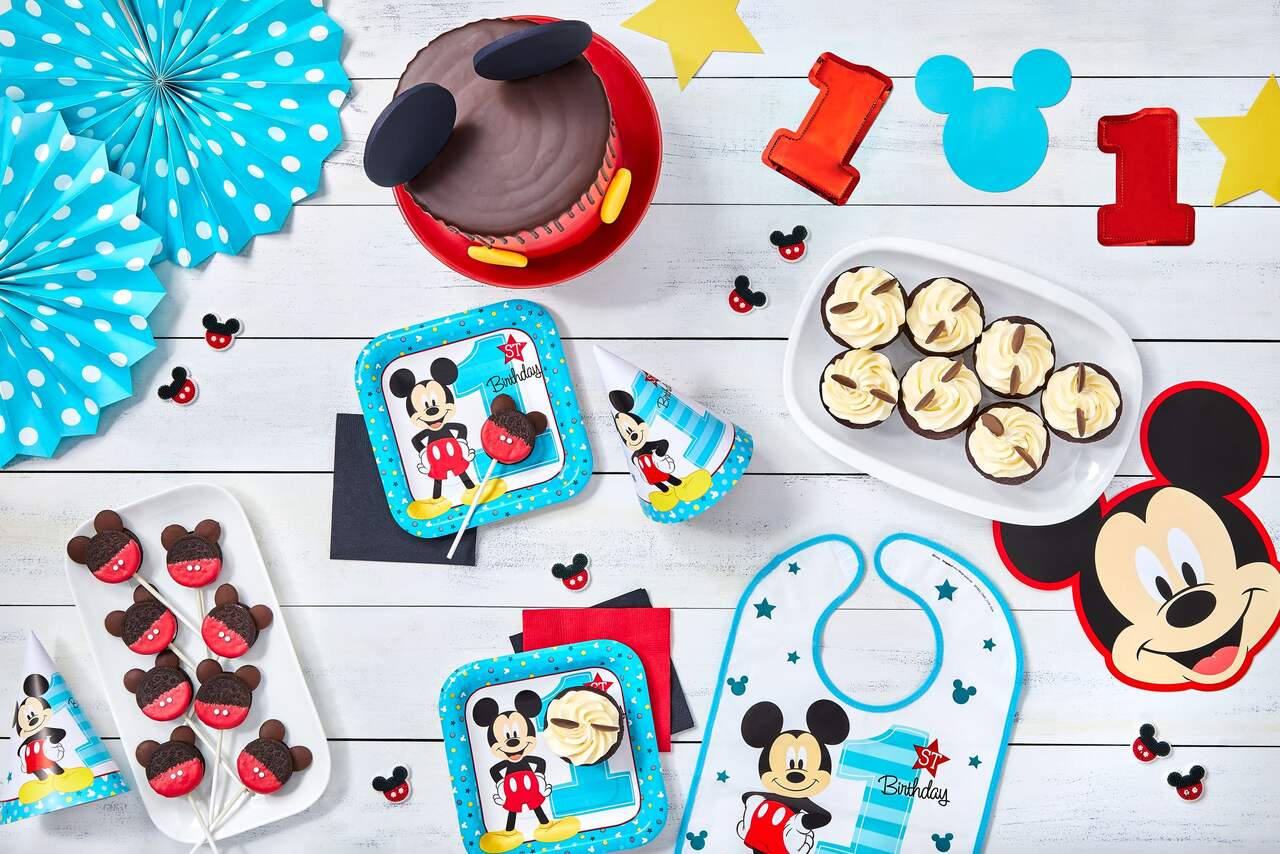 Assiette anniversaire Mickey