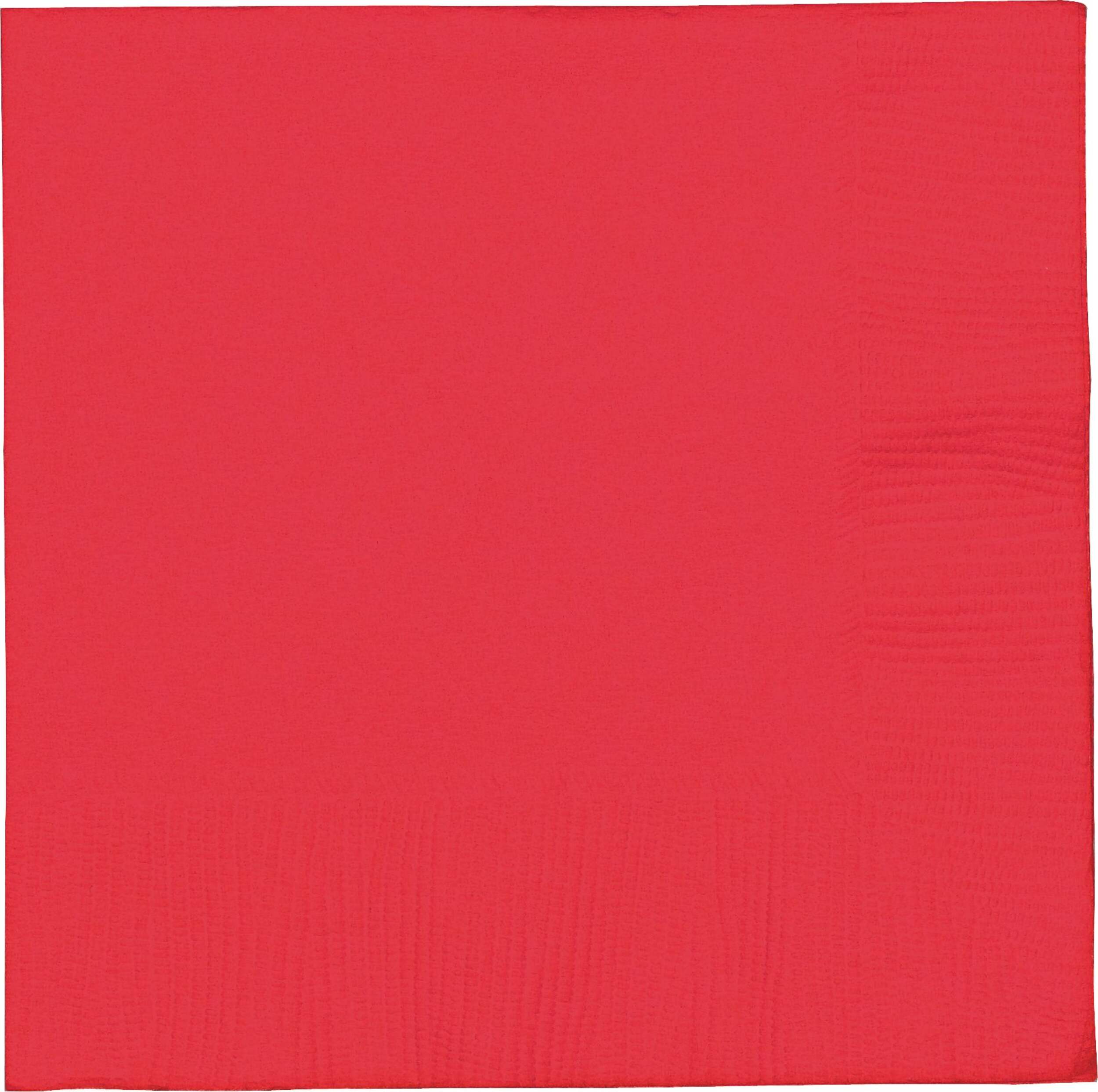 LUNCH NAPKIN RED 50