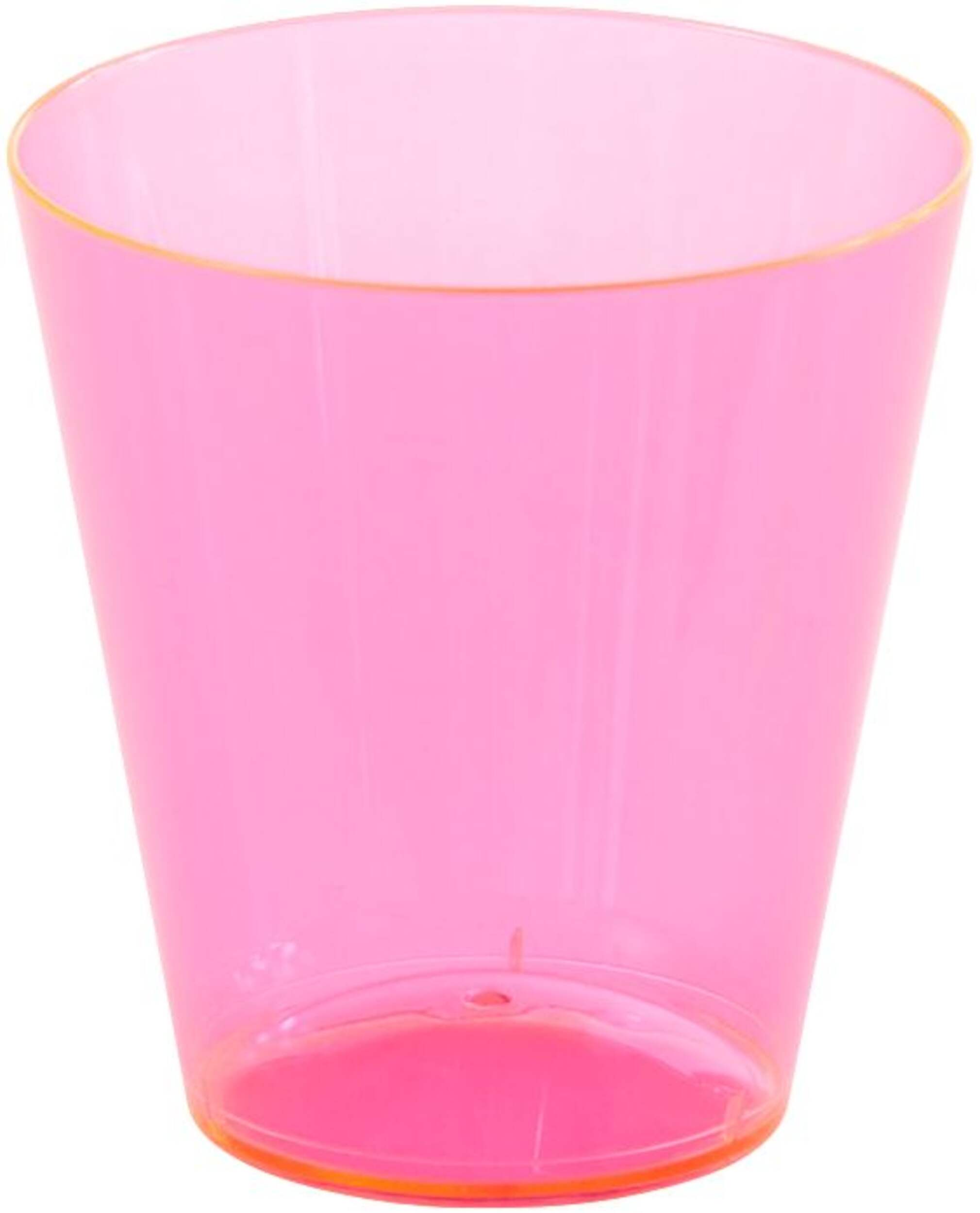 Big Party Pack Plastic TwoPart Shot Glasses, Neon Colours, 2oz, 100