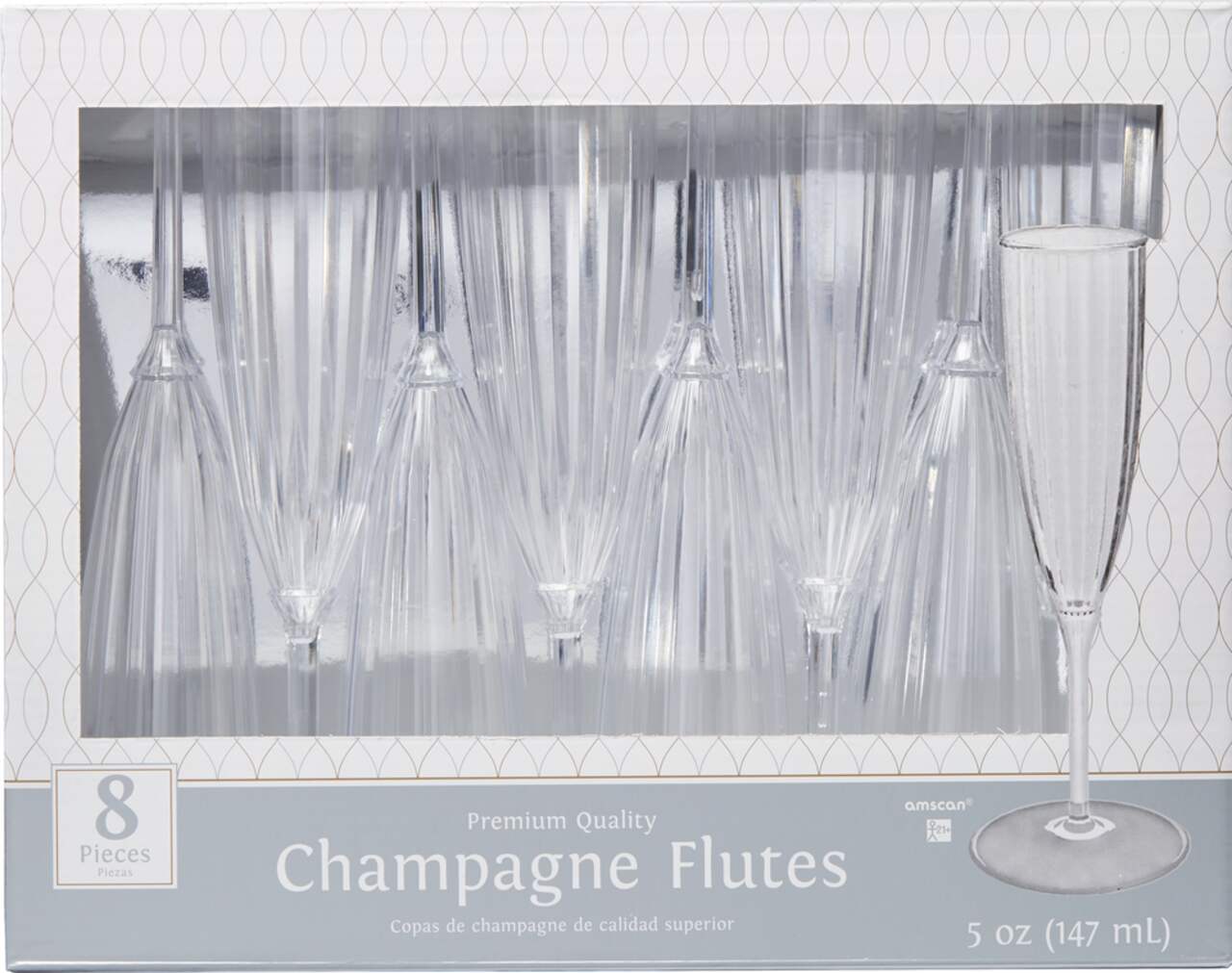 5oz. Plastic Champagne Flutes by Celebrate It™, 16ct.