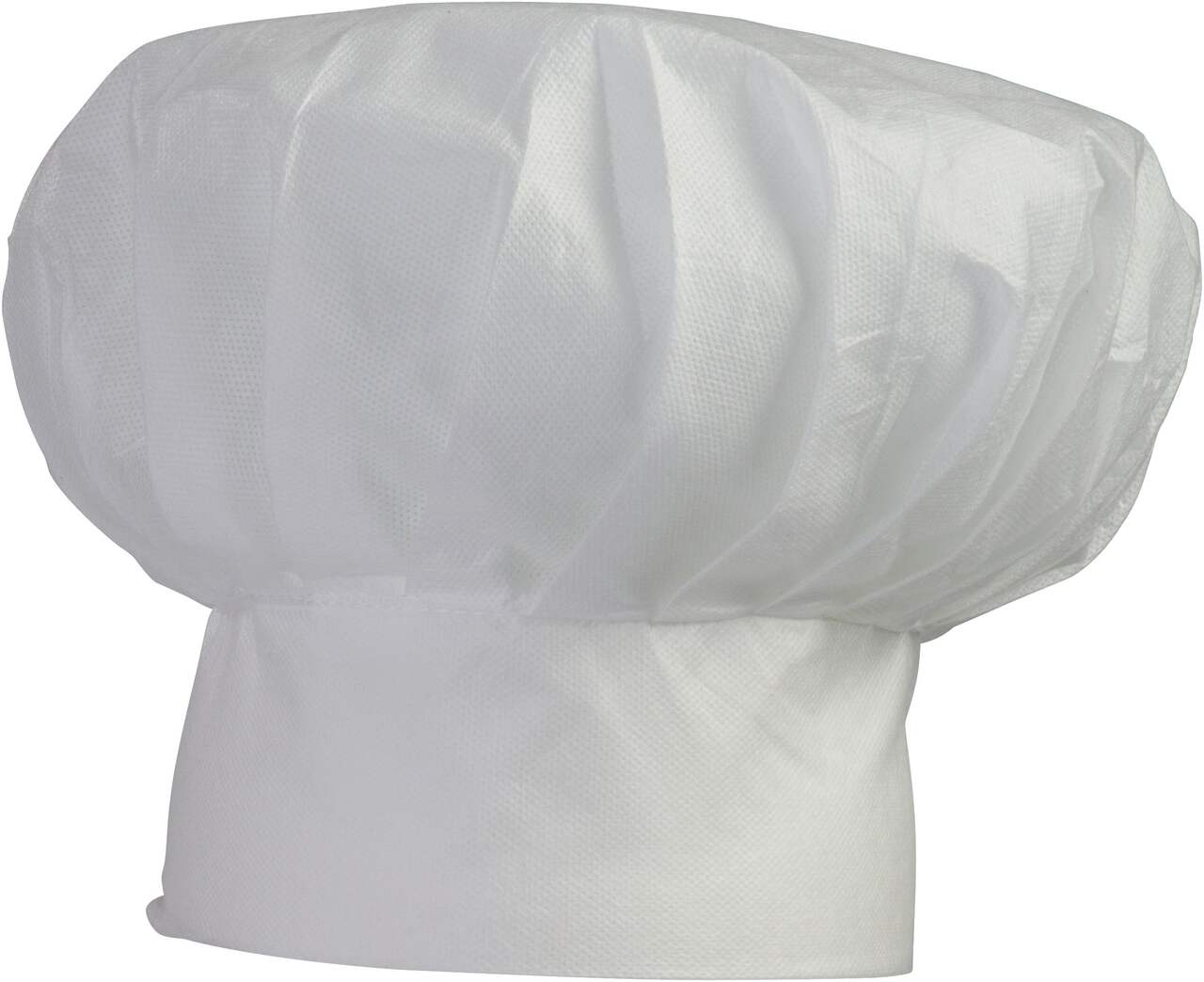 Chapeau de chef en papier jetable pour fêtes d'anniversaire, fête, cours de  cuisine, blanc, taille unique