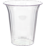 Cylinder Plastic Reusable Container, Clear, 40-iz, for Birthday/Baby Shower/Wedding Front_Elevated