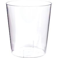 Cylinder Plastic Reusable Container, Clear, 55-oz, for Birthday/Baby Shower/Wedding