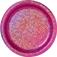 Prismatic Lunch Plates, 8-pk Overhead_Flat