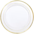 Yellow Extra Sturdy Paper Dessert Plates, 6.75in, 20ct