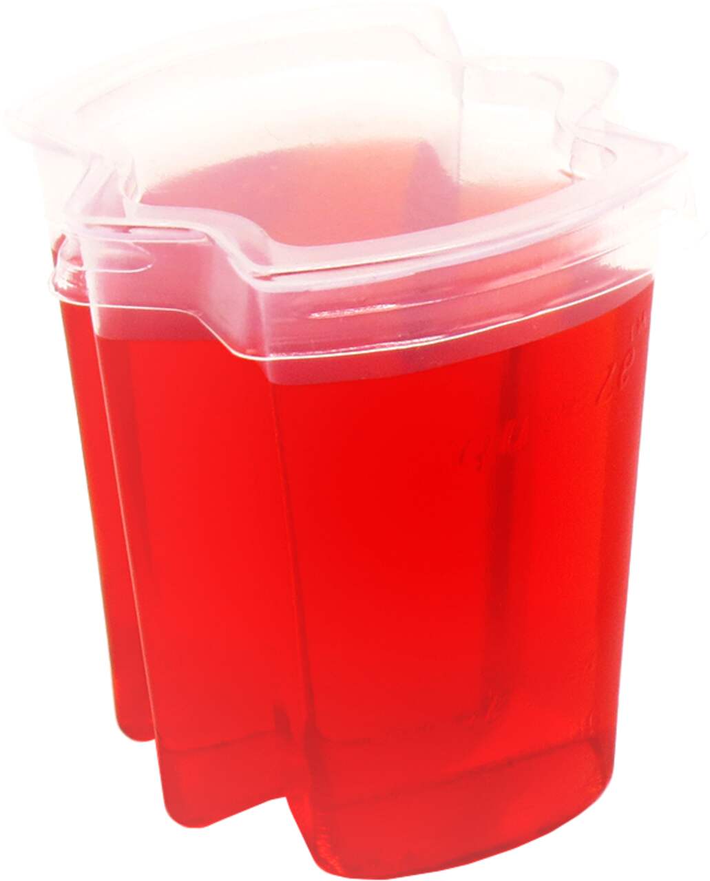 Clear Plastic Ez-Squeeze Jelly Shot Cups with Lids 50ct