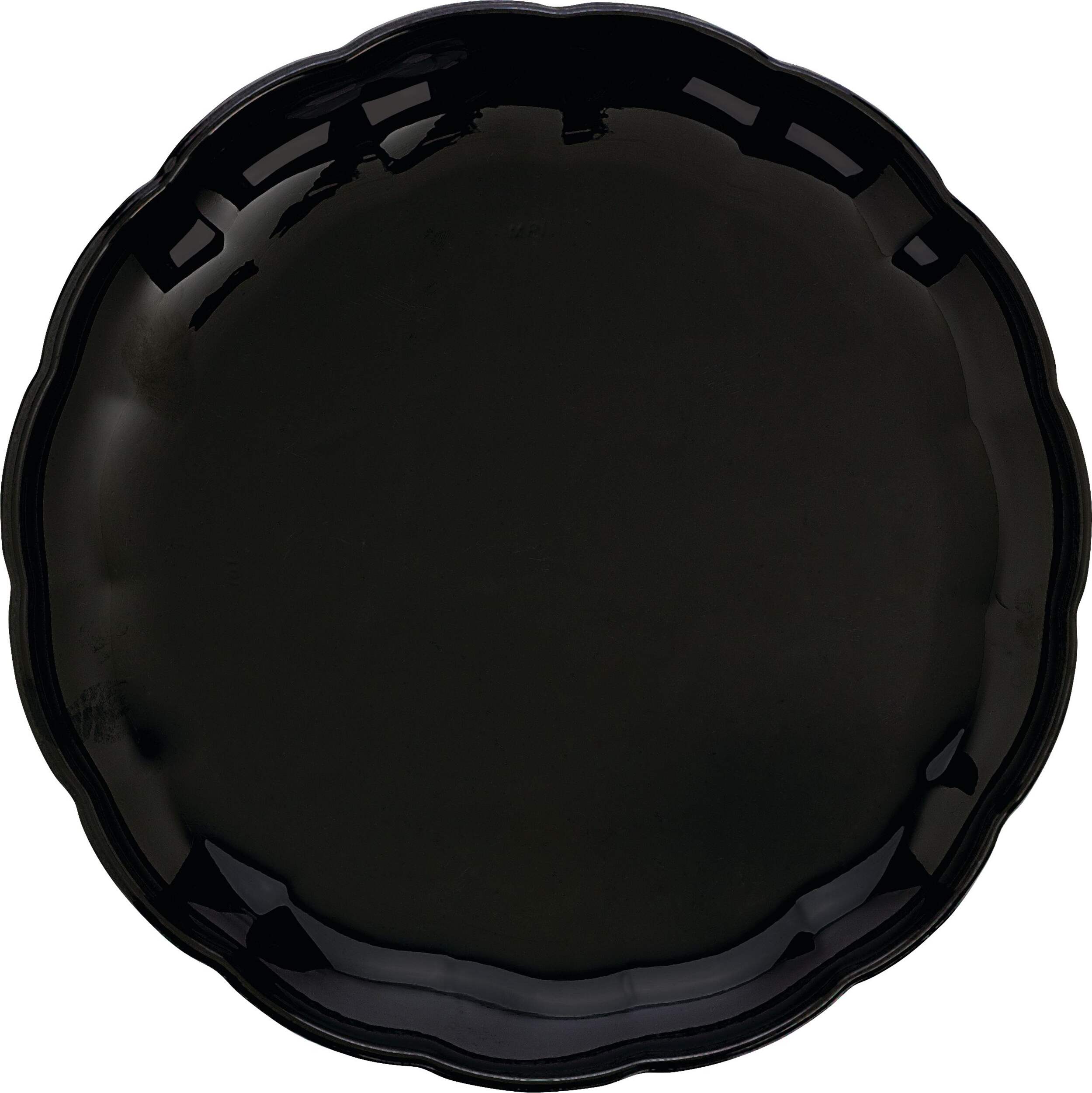 12" TRAY PLST BLACK