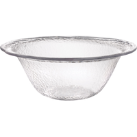 Bol de service en plastique martelé, anniversaires, fêtes prénatales, plus, transparent, 15 x 5 3/4 po Front_Elevated