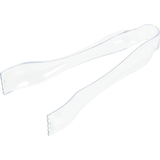 Mini-pinces en plastique, anniversaires, service des aliments, transparent, 6 1/4&nbsp;po Front_Angled_Left