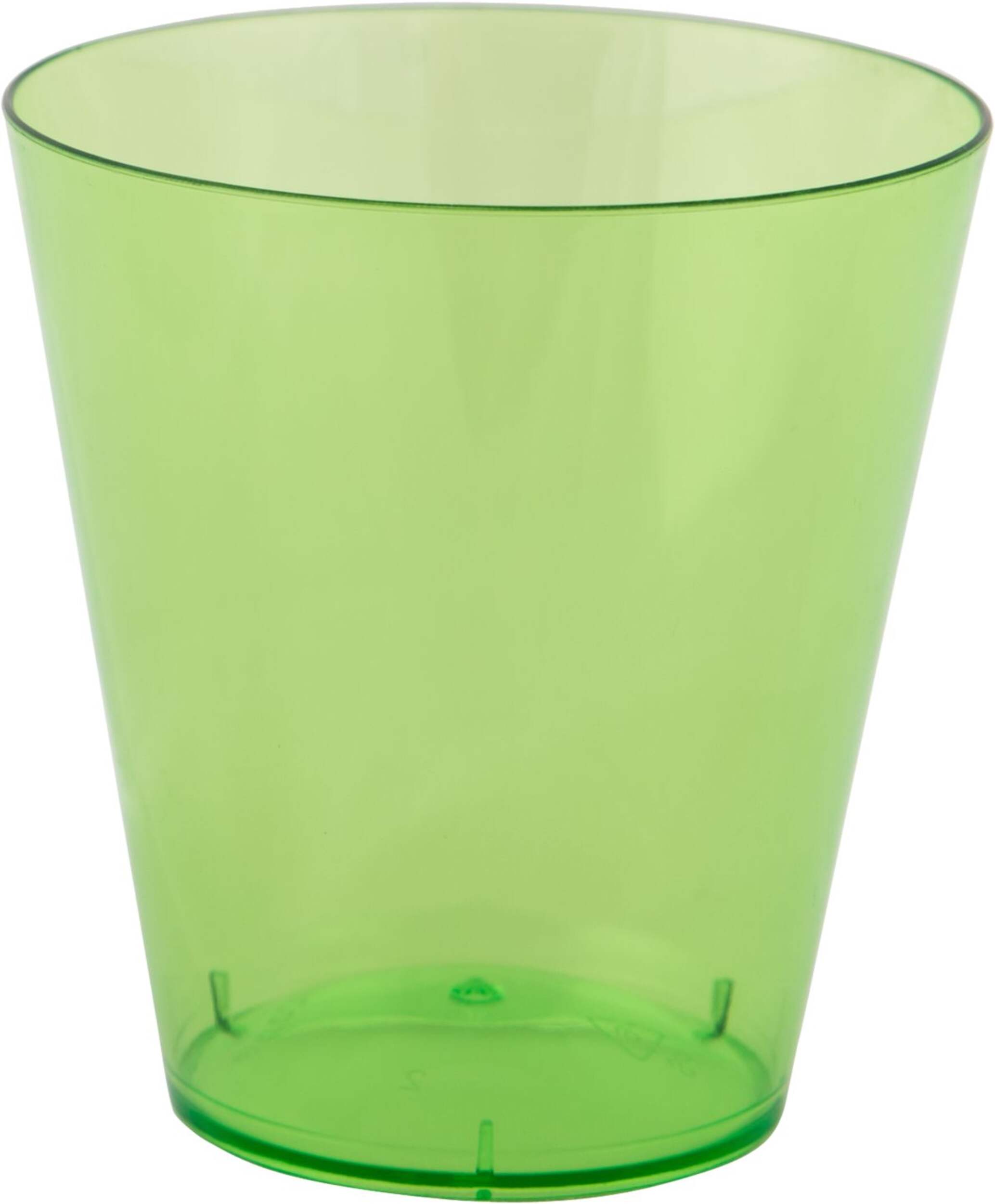 Big Party Pack Plastic Shot Glasses, Green, 1.5-oz, 100-pk, for St. Patrick's Day Front_Elevated
