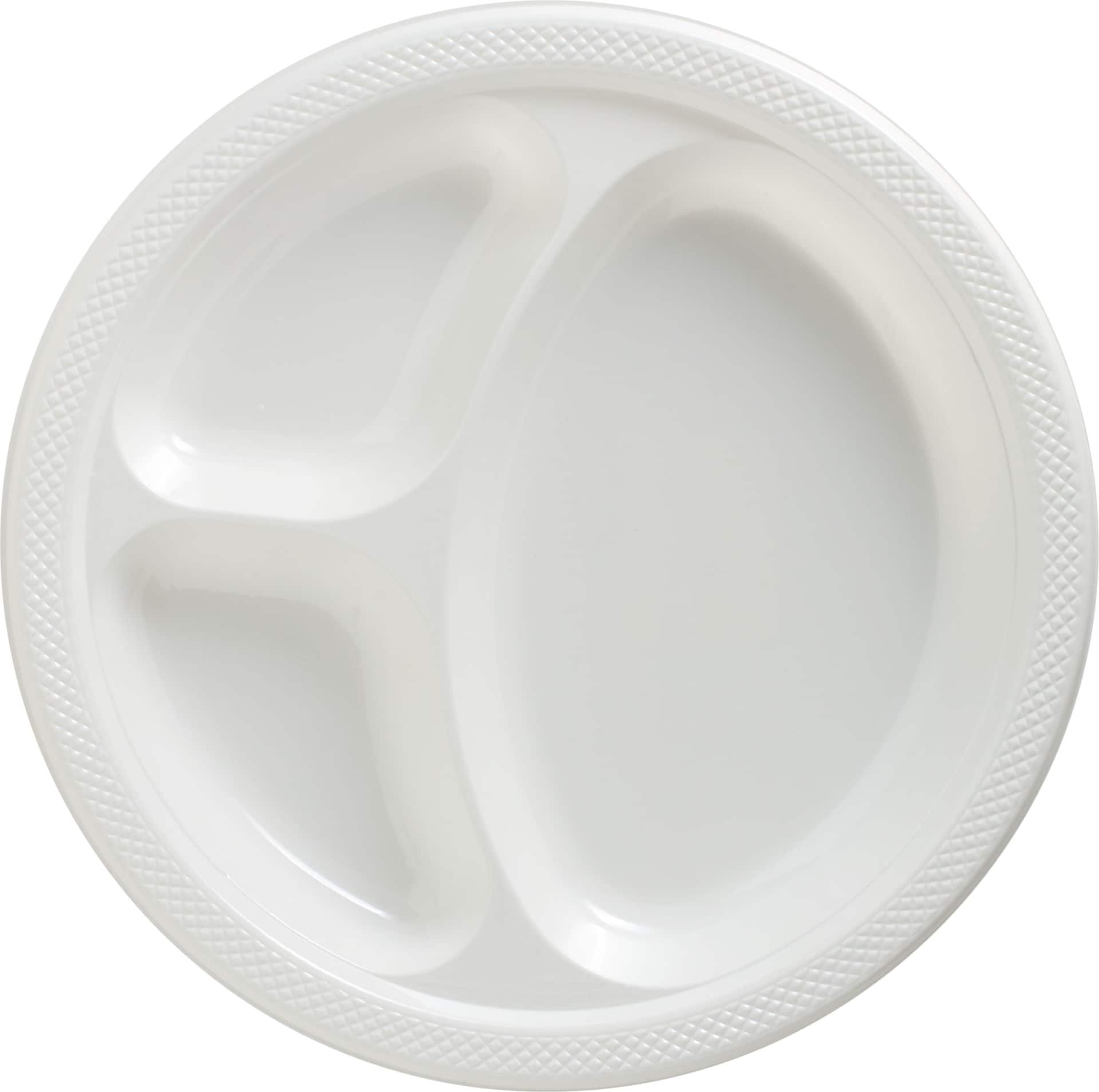 Plastic Divided Dinner Plates 20 pk Canadian Tire