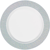 Premium Prismatic Lunch Plates, 20-pk Overhead_Flat