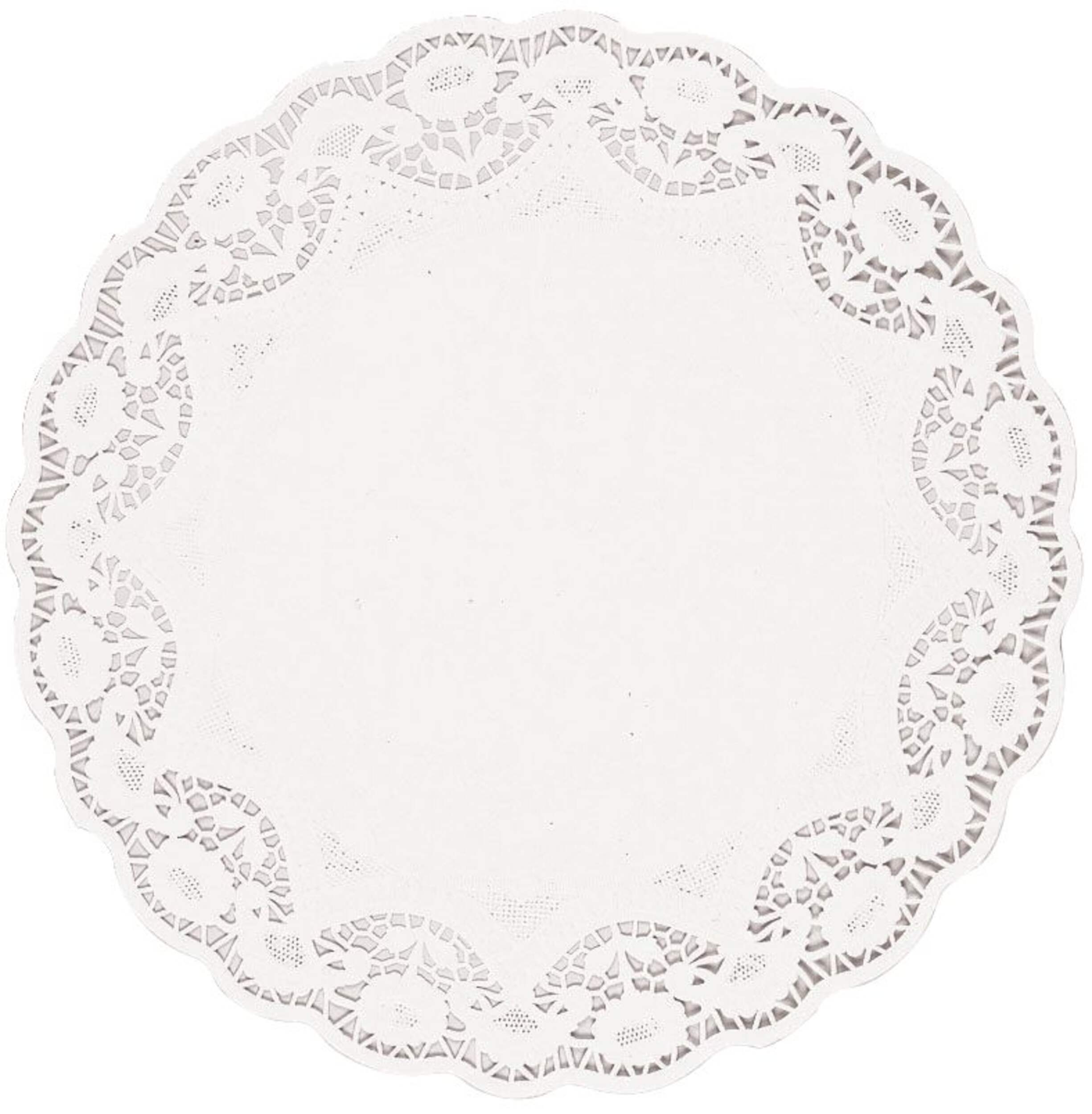 10"DOILY PAPR WHT 16