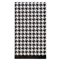 Serviettes d’invités 3 épaisseurs Sophistiplate Blanc Noir, paq. 20 Front_Flat