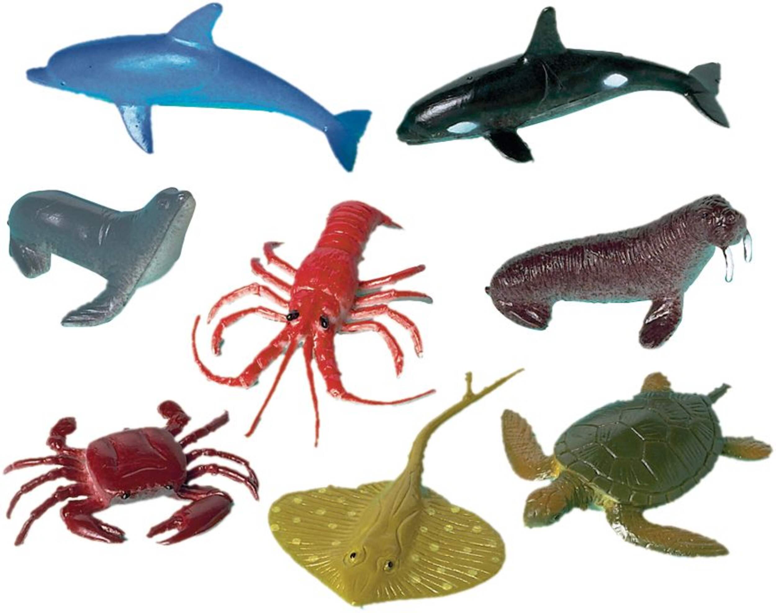 Sea Animals, 12-pk Composite_or_Mixed