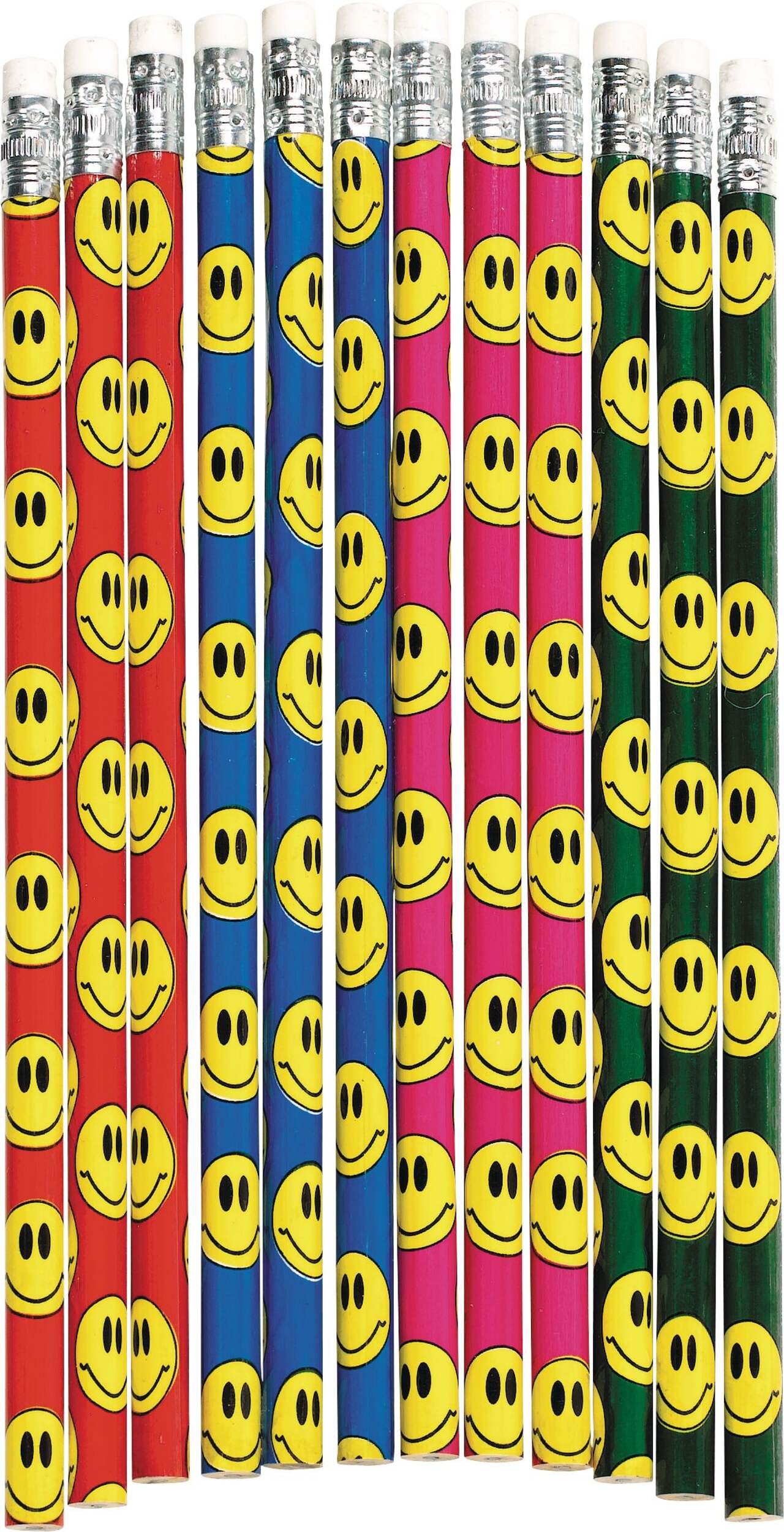 Smiley Pencils, 12-ct Front_Flat